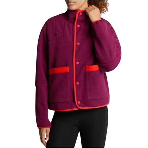The North Face Women's Jacket Purple Pink Red Size M Cragmont Fleece - Picture 1 of 7